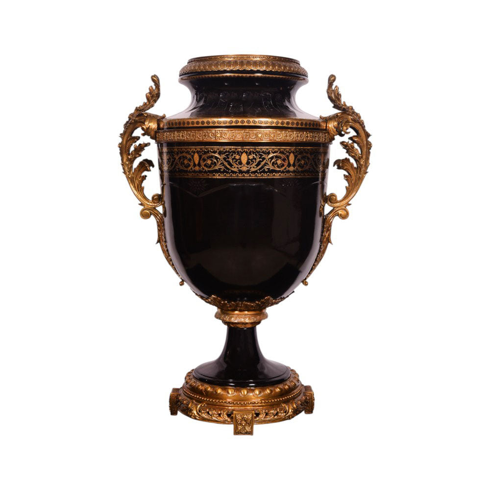 BOWL CANDI CRYSTAL BRASS HJ78-2061-133-C35 BASIC Default Title - MamasJan Décor