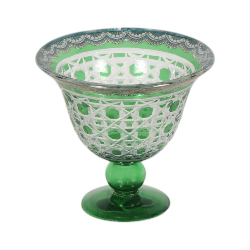 BOWL CRYSTAL BRASS A3332-211-A10 PC Default Title - MamasJan Décor
