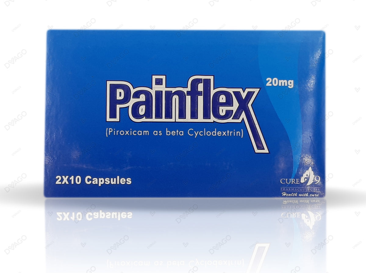 Painflex Capsules 20mg (1 Box = 2 Strips) (1 Strip = 10 Capsules)