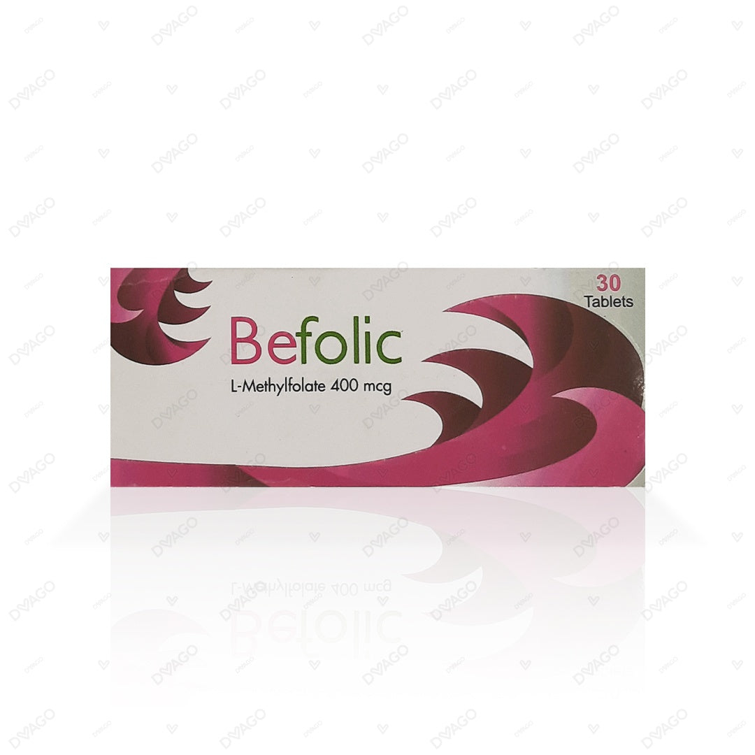 Befolic Tablets 400mcg (1 Box = 3 Strips) (1 Strip = 10 Tablets)