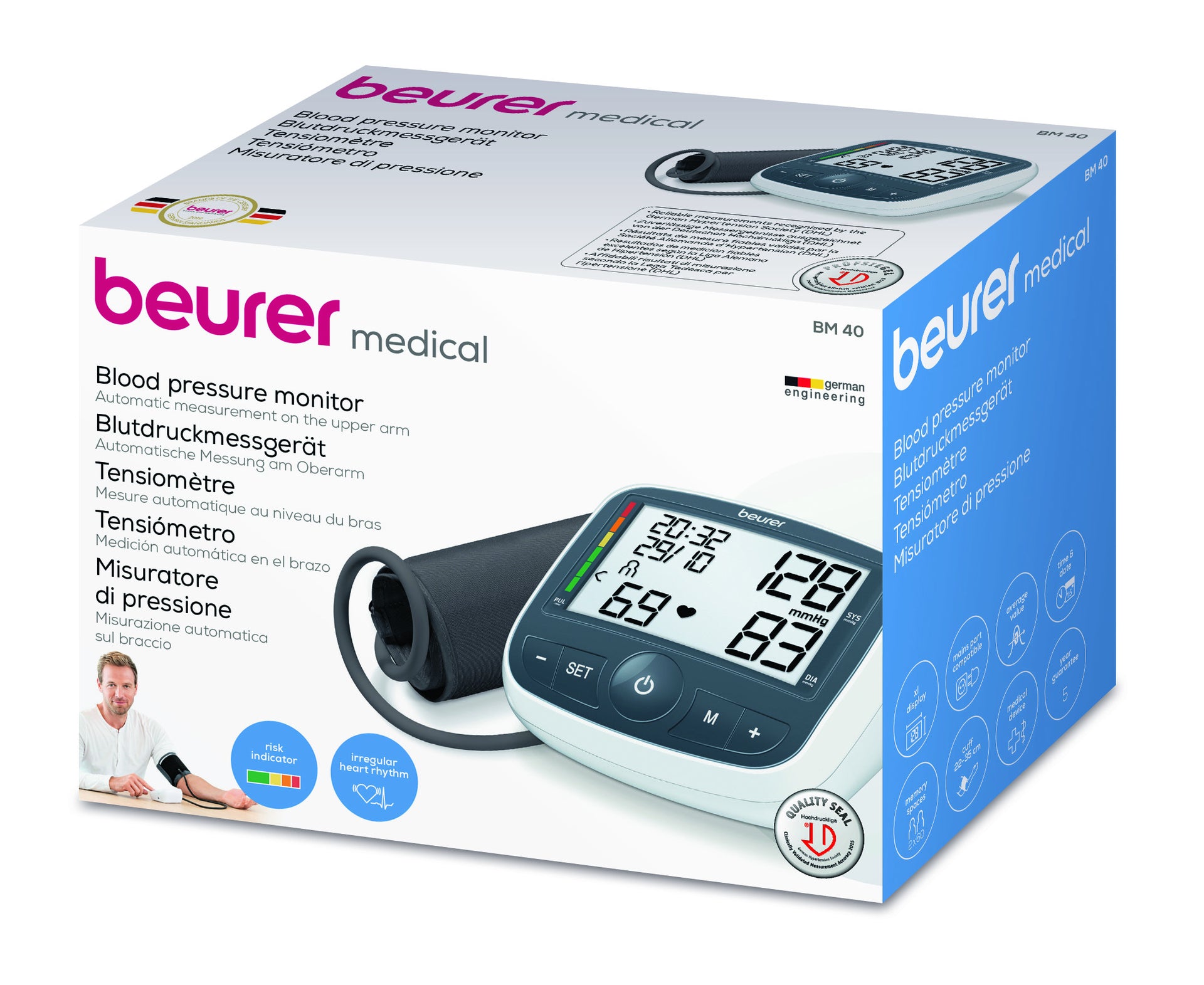 Beurer Upper Arm Blood Pressure Monitor BM 40