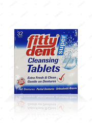 Fittydent Denture Cleansing Tablets (1 Box = 8 Strips) (1 Strip = 4 Tablets)