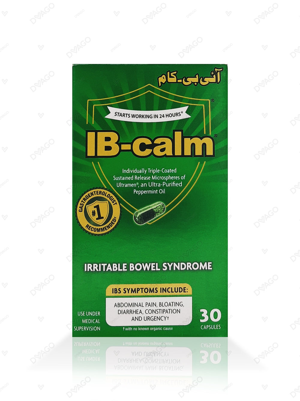 Ib-Calm Capsules 90mg (1 Box = 3 Strips) (1 Strip = 10 Capsules)