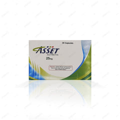 Asset Capsules 25mg (1 Box = 3 Strips) (1 Strip = 10 Capsules)