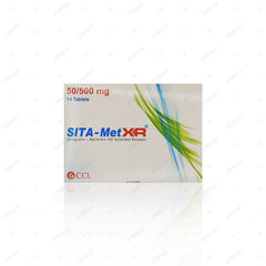 Sita-Met XR Tablets 50mg/500mg (1 Box = 2 Strips) (1 Strip = 7 Tablets)