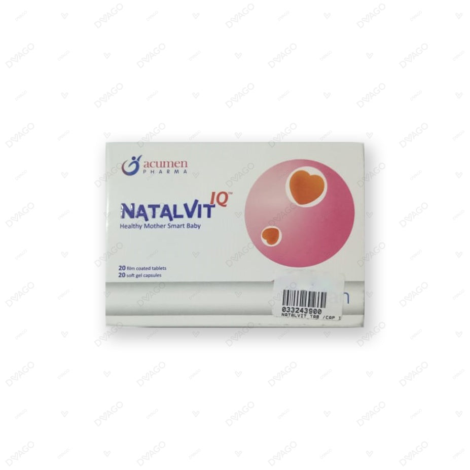 Natalvit IQ Tablets/Capsules (1 Box = 20 Tablets/Capsules)