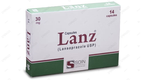 Lanz Capsules 30mg (1 Box = 1 Strip)(1 Strip = 14 Capsules)