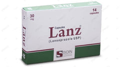Lanz Capsules 30mg (1 Box = 1 Strip)(1 Strip = 14 Capsules)