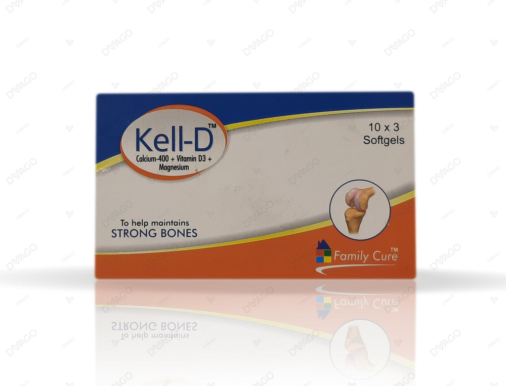 Kell D Softgel Capsules (1 Box = 3 Strips) (1 Strip = 10 Capsules)