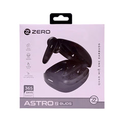 ZERO ASTRO Z BUDS JET BLACK Default Title - MamasJan Gift counter