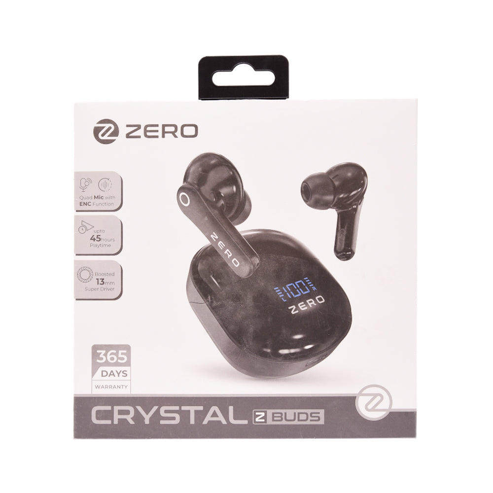 ZERO CRYSTAL Z BUDS PURE BLACK Default Title - MamasJan Gift counter