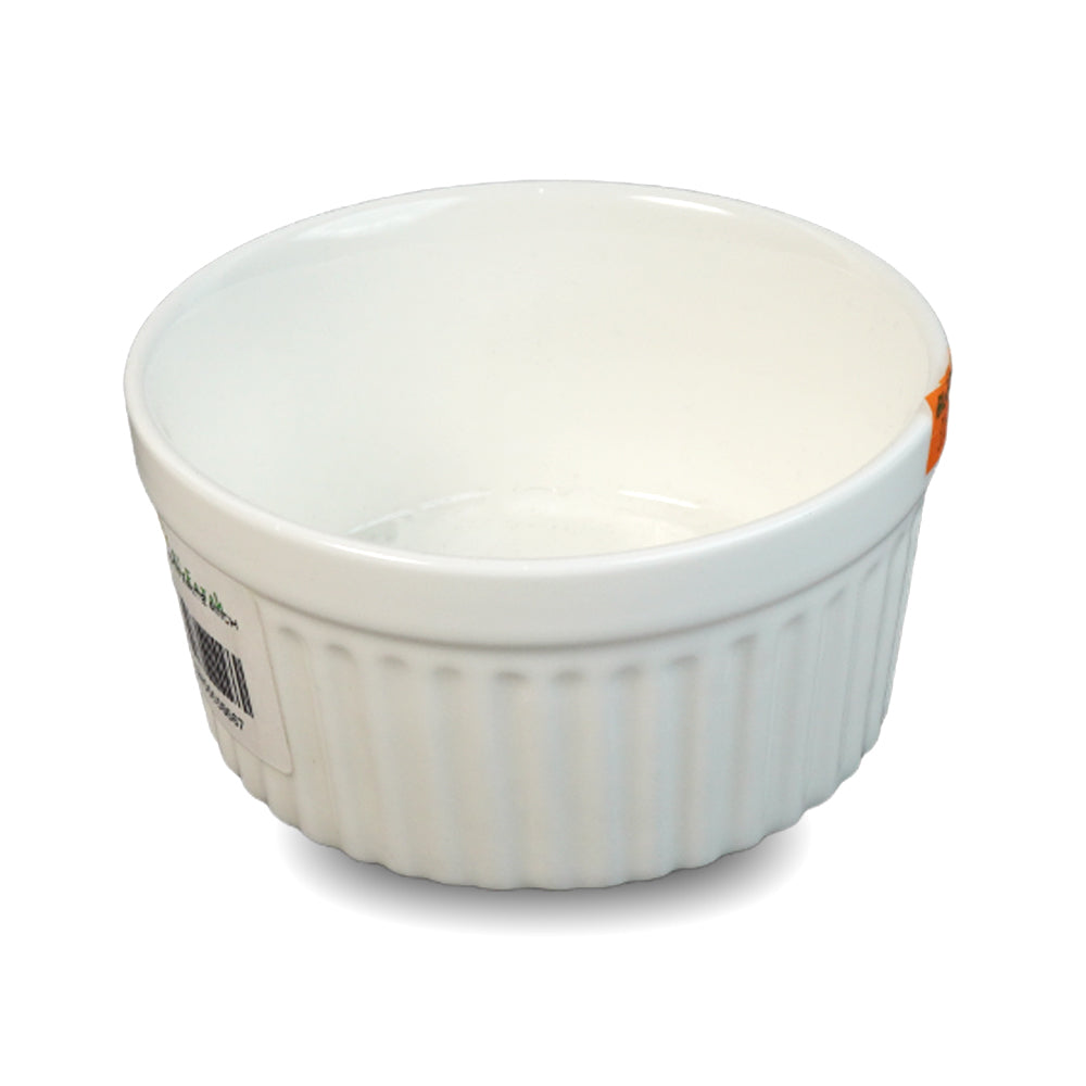 BOWL RAMEKIN IR WHITE 4 INCH Default Title - MamasJan Crockery