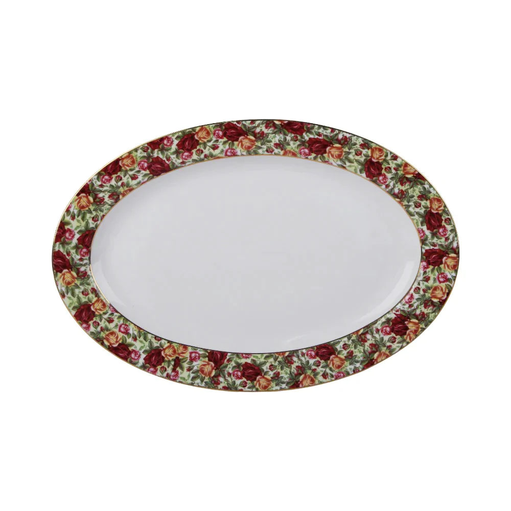 DISH RICE 14INCH ROYAL BISTRO RP-802 BASIC Default Title - MamasJan Crockery
