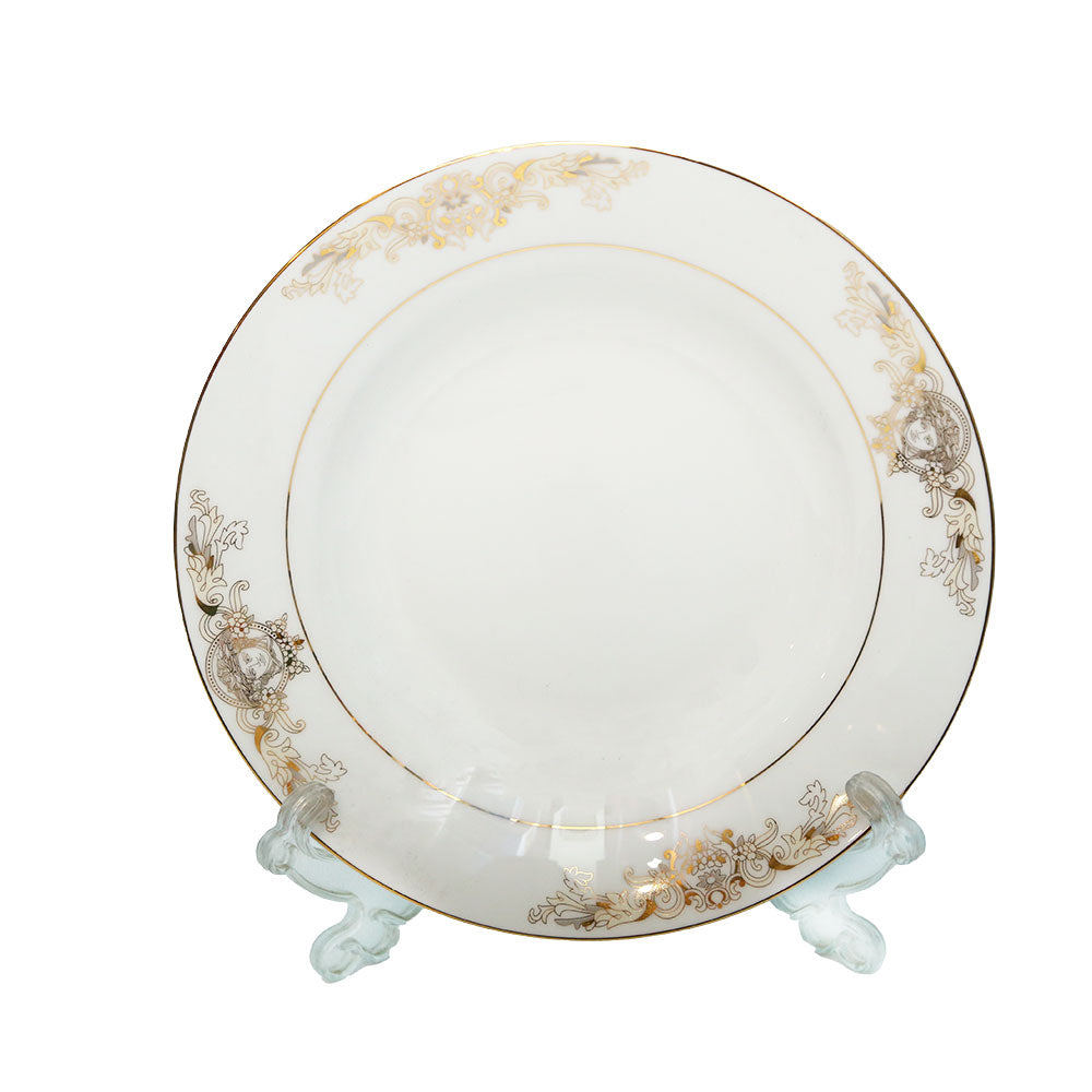 PLATE DEEP 9INCH ROYAL BISTRO DP-636N BASIC Default Title - MamasJan Crockery