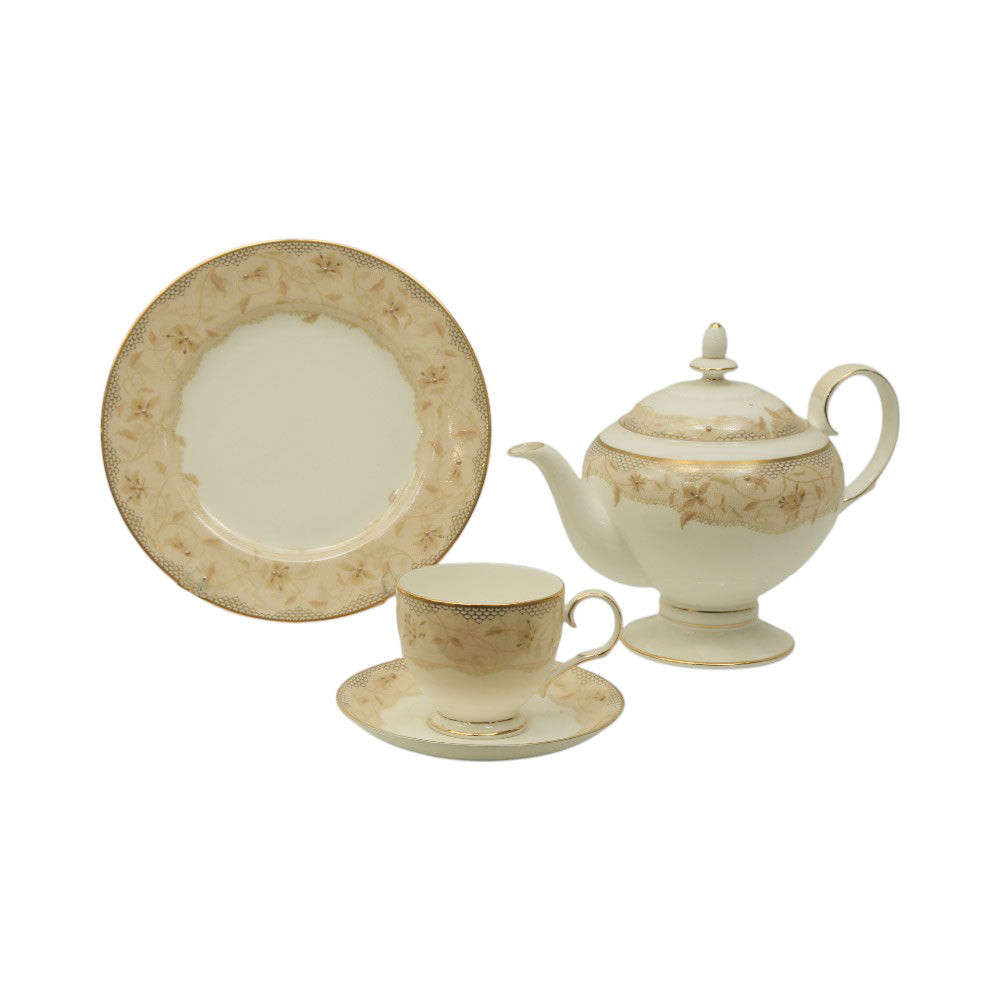 TEA SET NORITAKE 24PC 4915 BASIC Default Title - MamasJan Crockery