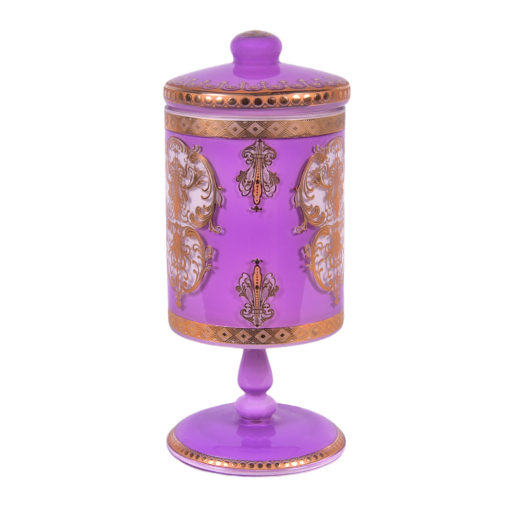 BOWL CANDY CRYSTAL BRASS 2015 A3326-C05 BASIC Default Title - MamasJan Decoration