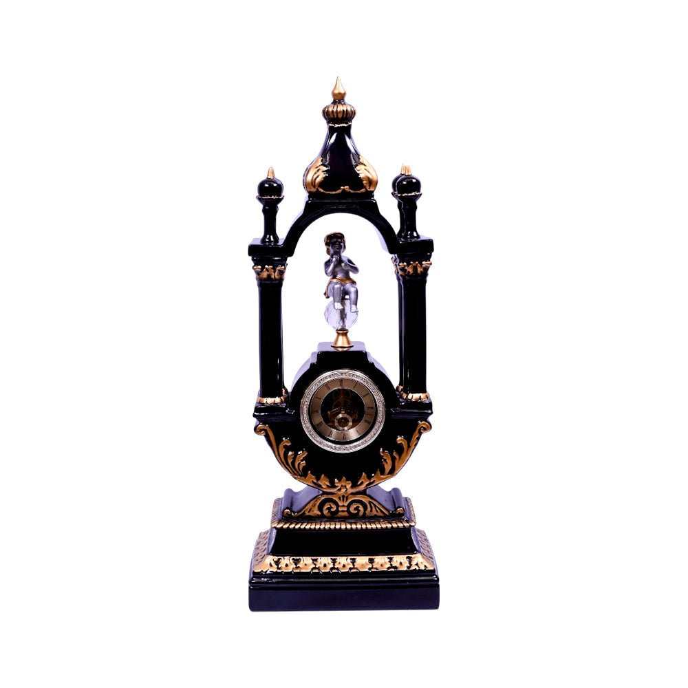 TABLE CLOCK PORCELAIN JDA543-408 BASIC Default Title - MamasJan Décor