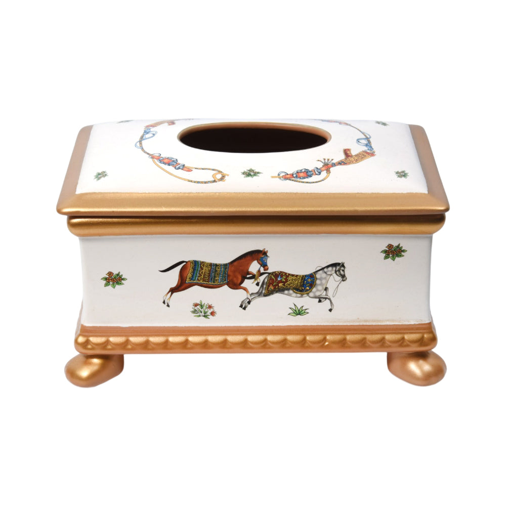 TISSUE BOX PORCELAIN HCH35-11.5-303 BASIC Default Title - MamasJan Décor