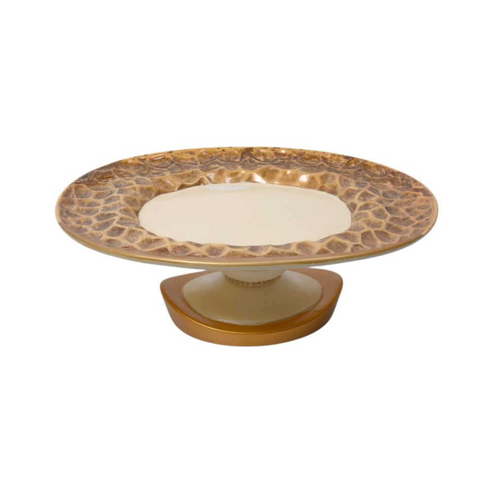 DISH PORECELAIN JDA921-408 BASIC Default Title - MamasJan Décor