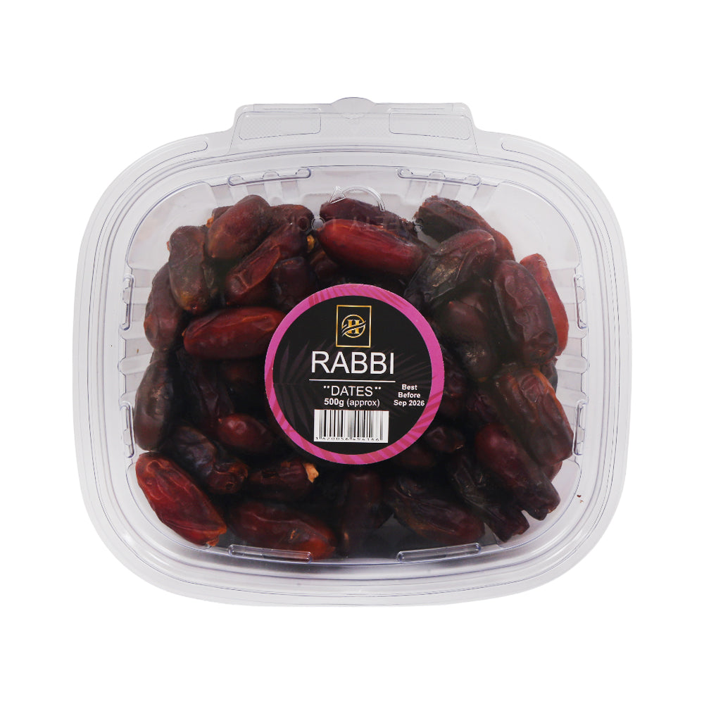 HASSAN RABBI DATES 500 GM BOX Default Title - MamasJan GroceryFoods