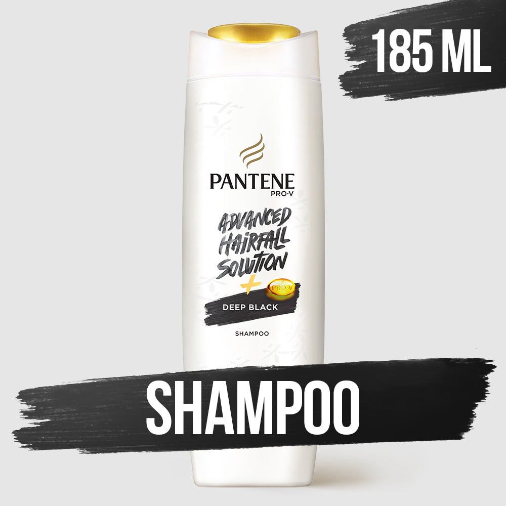 Pantene Pro-V Deep Black Shampoo 185ml