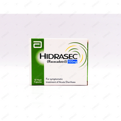 Hidrasec Capsules 100mg (1 Box = 1 Strip) (1 Strip = 10 Capsules)