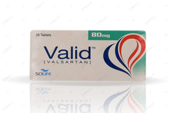Valid Tablets 80mg (1 Box = 2 Strips) (1 Strip = 14 Tablets)