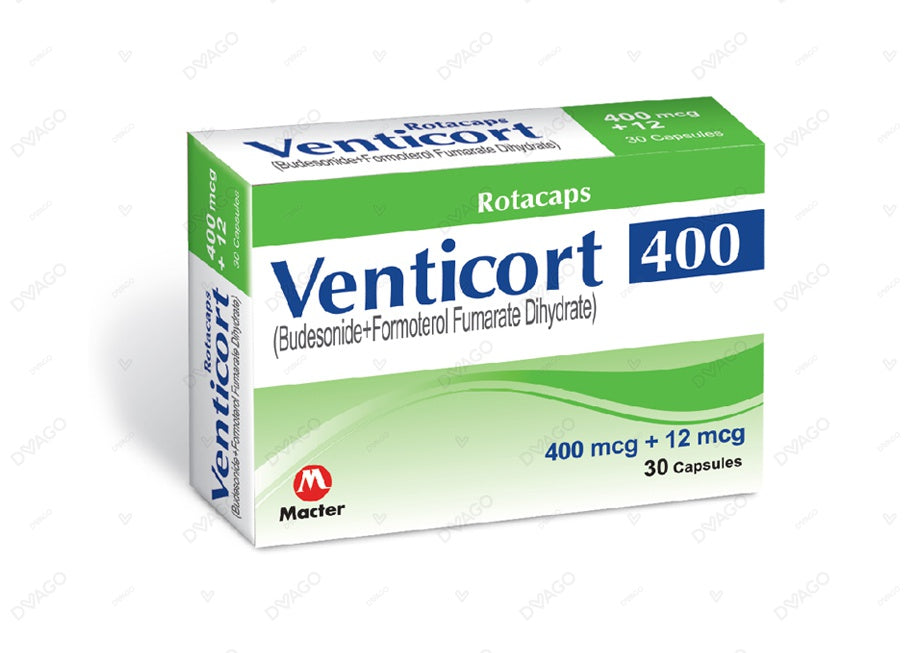 Venticort DPI Tablets 400mg (1 Strip = 10 Tablets)