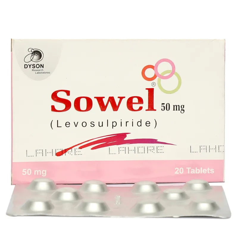 Sowel Tablets 50mg (1 Box = 2 Strips) (1 Strip = 10 Tablets)