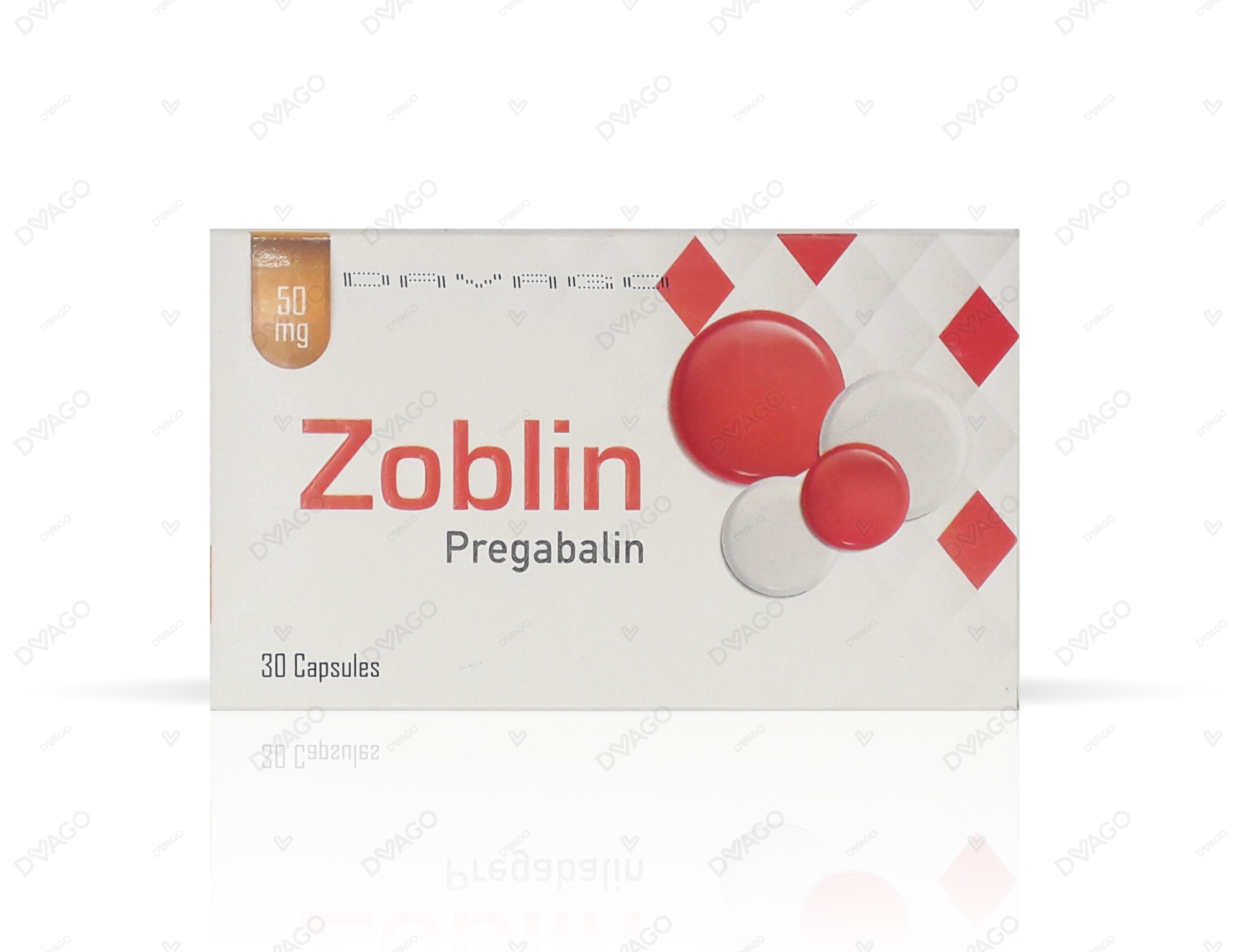 Zoblin Capsules 50mg (1 Box = 3 Strips) (1 Strip = 10 Capsules)