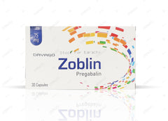 Zoblin Capsules 75mg (1 Box = 3 Strips) (1 Strip = 10 Capsules)