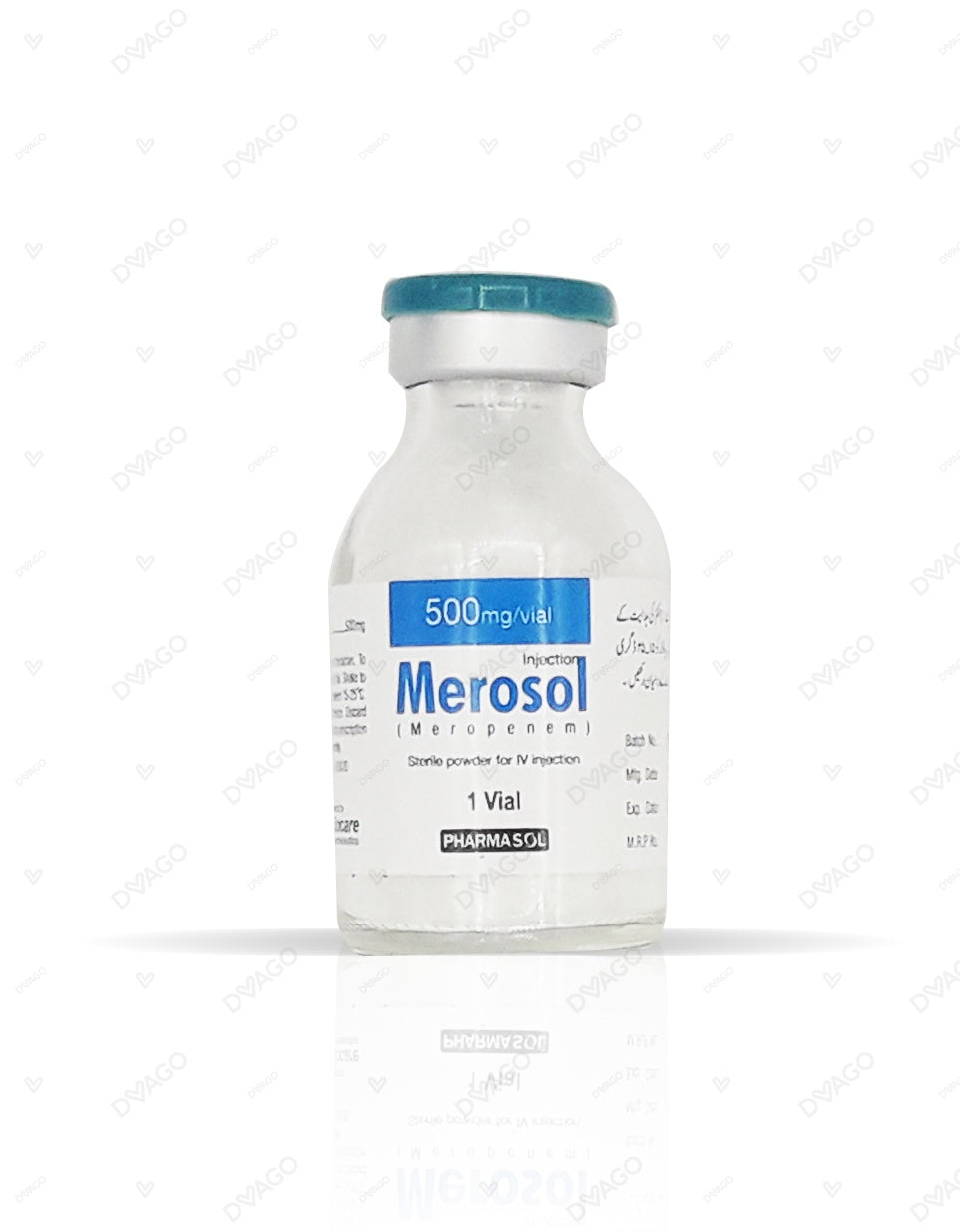 Merosol Injection 500mg/Vial (1 Box = 1 Injection)