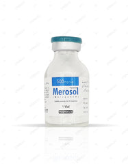 Merosol Injection 500mg/Vial (1 Box = 1 Injection)