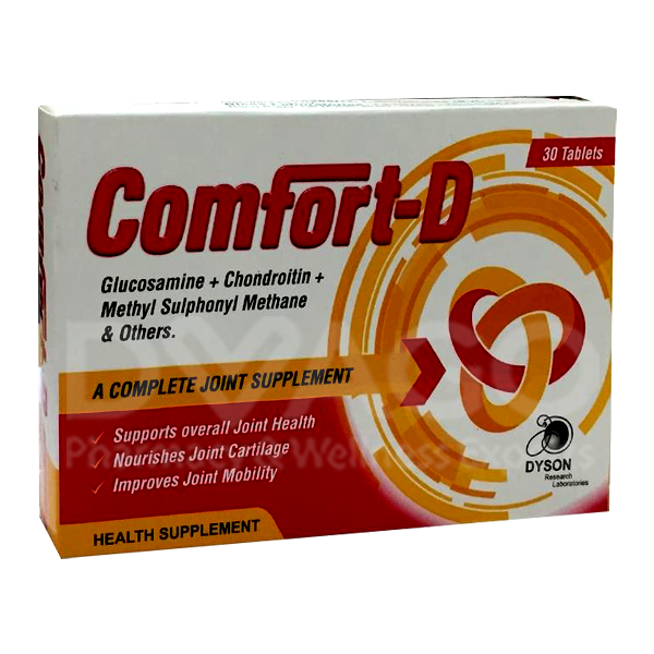 Comfort-D Tablets (1 Box = 3 Strips) (1 Strip = 10 Tablets)