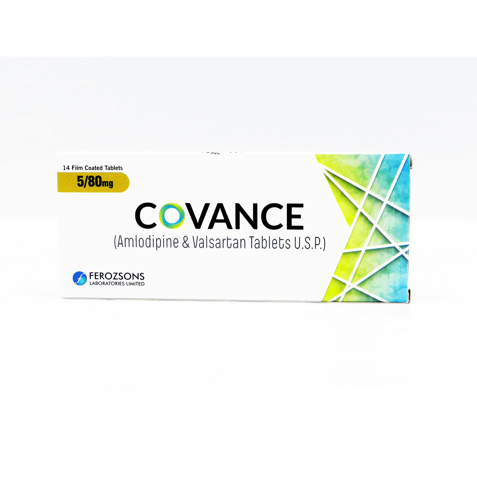 Covance Tablets 5mg/80mg (1 Box = 1 Strip)(1 Strip = 14 Tablets)