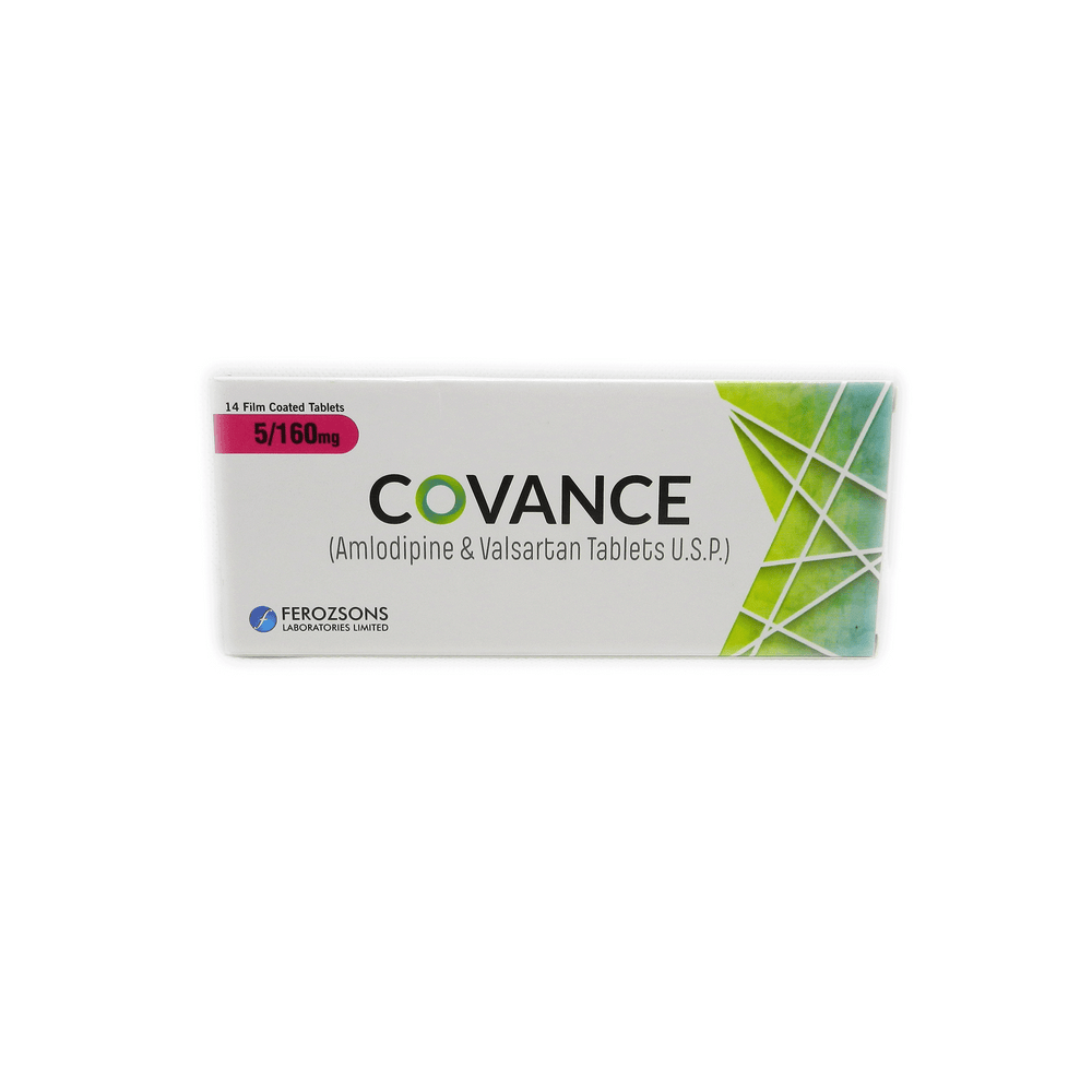 Covance Tablets 5mg/160mg (1 Box = 2 Strips) (1 Strip = 7 Tablets)