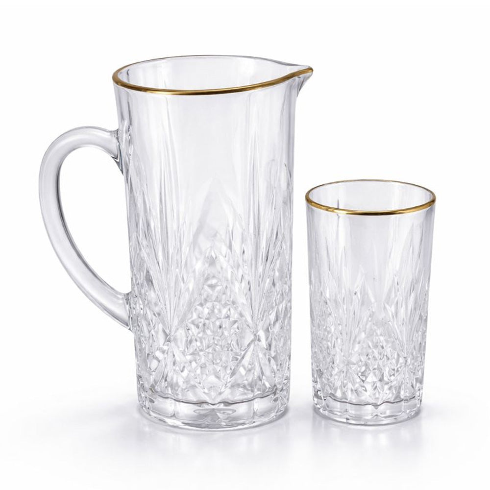 WATER SET 7PC FT GOLDEN LINE LARGE 60023 FT Default Title - MamasJan Crockery