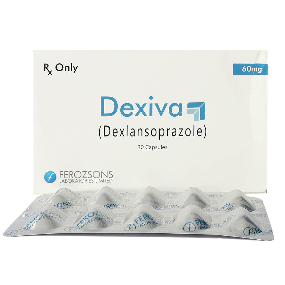 Dexiva Capsules 60mg (1 Box = 3 Strips) (1 Strip = 10 Capsules)