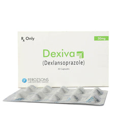 Dexiva Capsules 30mg (1 Box = 3 Strips) (1 Strip = 10 Capsules)