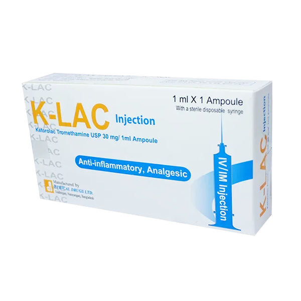 K-Lac Iv/Im Injection 30mg/1ml (1 Box = 5 Injection)