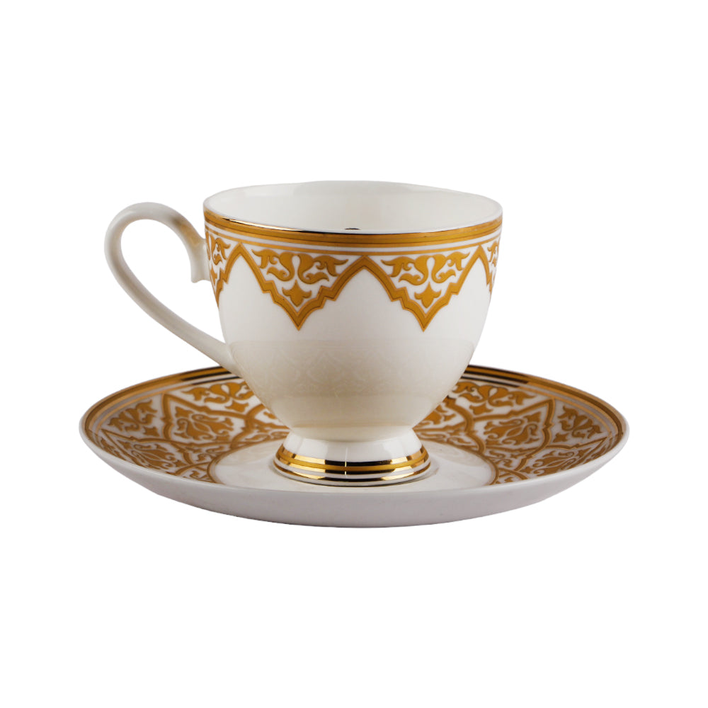 CUP & SAUCER SET ROYAL BISTRO 12PC 12-SO1-670 BASIC Default Title - MamasJan Crockery