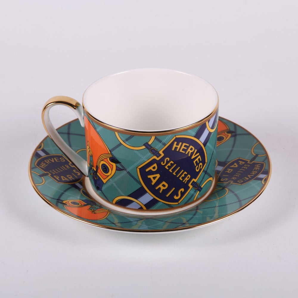 CUP & SAUCER SET ROYAL BISTRO 12PC 12-ZS-679G BASIC Default Title - MamasJan Crockery