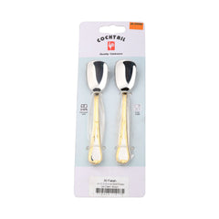 ICE CREAM SPOON COCKTAIL OUTLINE GOLD 6PC ART 212 PC Default Title - MamasJan Crockery