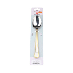 SERVICE RICE SPOON COCKTAIL HALF GOLD 9 INCH 2PC ART 212 PC Default Title - MamasJan Crockery