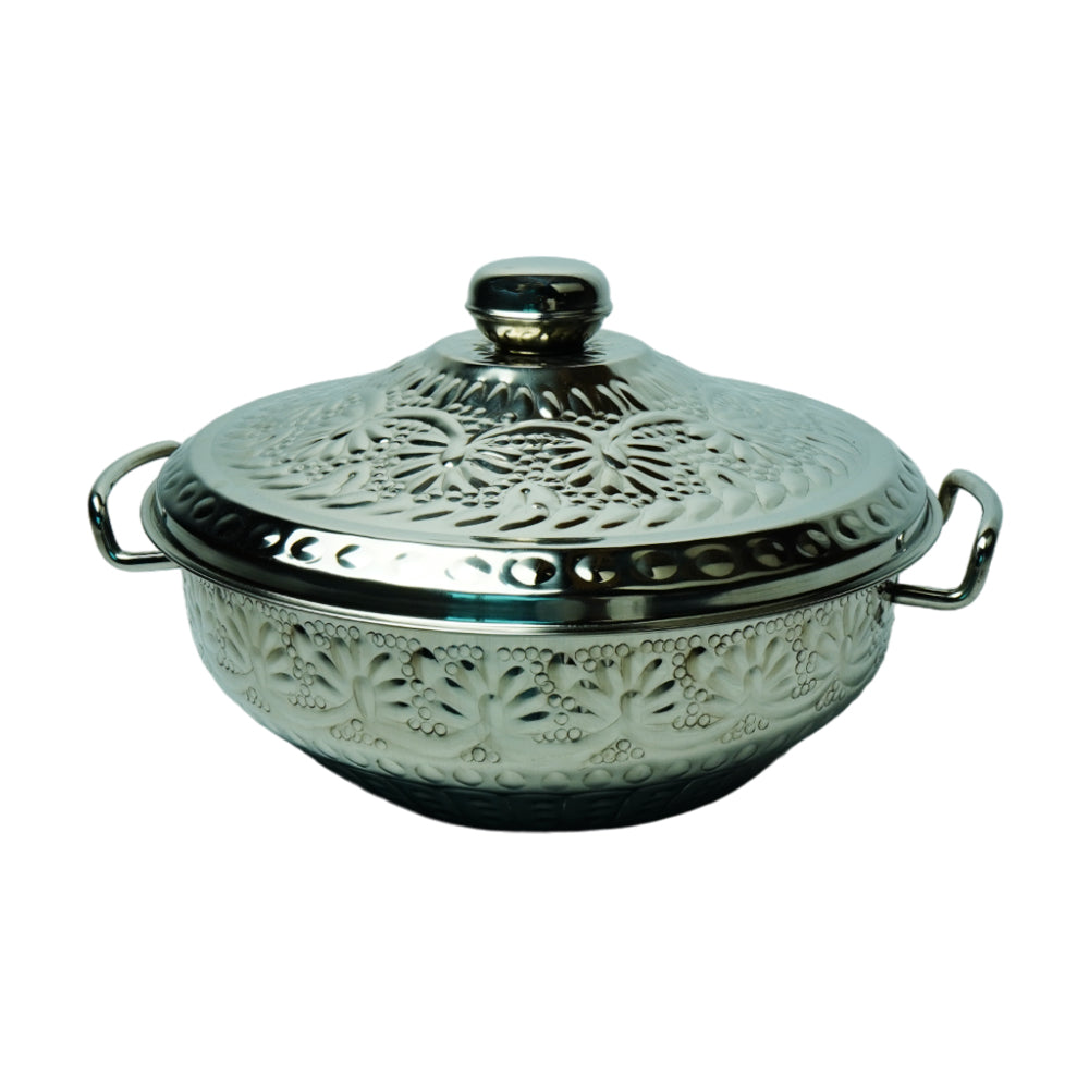 HOT POT SHAHI STEEL MEDIUM BASIC Default Title - MamasJan Crockery