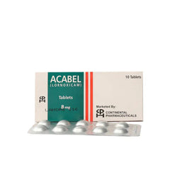 ACABEL 8MG 10 Tablets