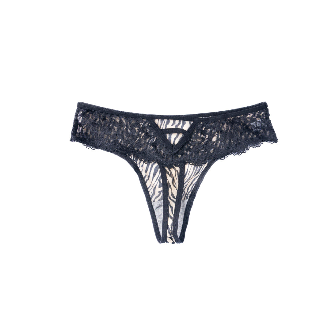 BELLEZA THONG PANTY 17173 MULTI / FREE - MamasJan Lingerie