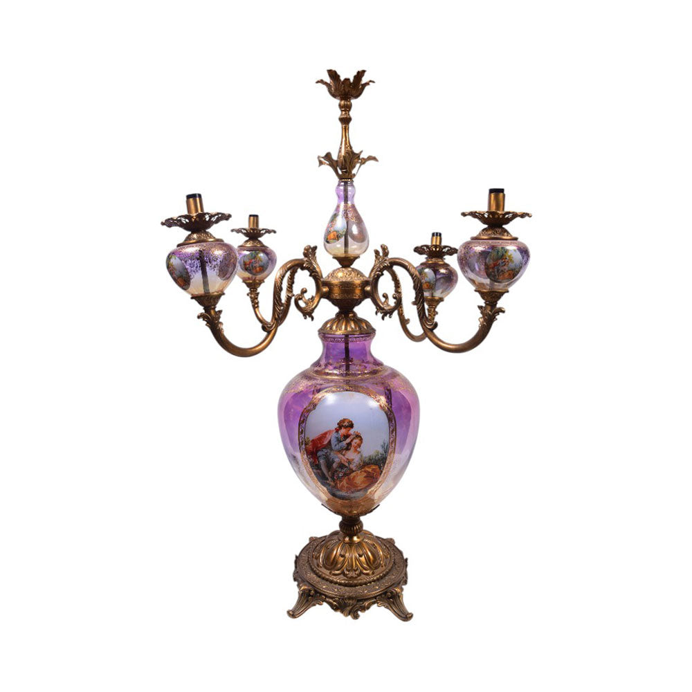 TABLE LAMP BRASS XM03-2-W J208-01-902 BASIC Default Title - MamasJan Décor