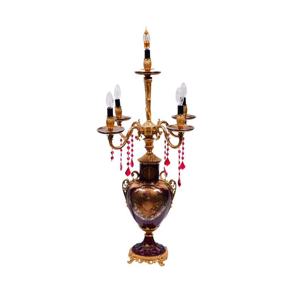 LAMP BRASS EL2014-5 PA133-1-C24 BASIC Default Title - MamasJan Decor