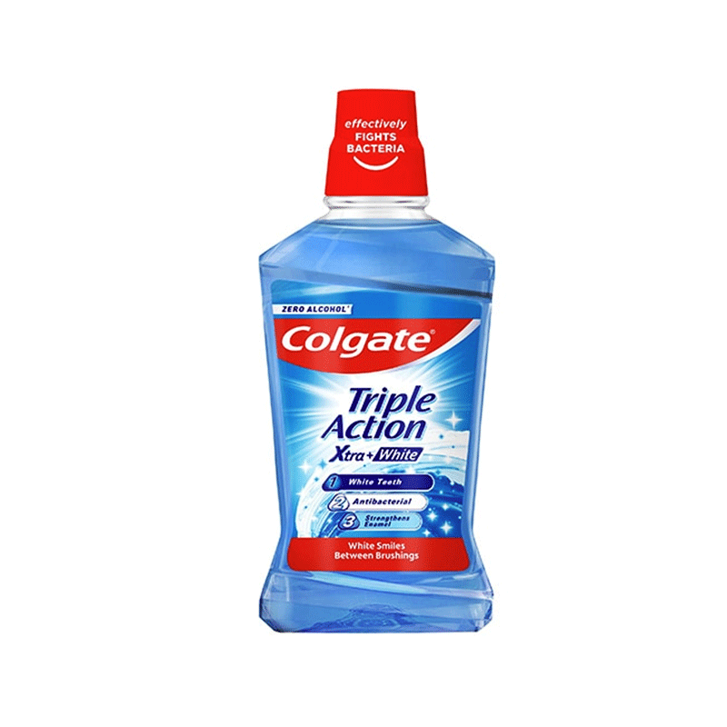 Colgate Mouthwash Triple Action Extra White 500Ml